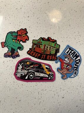 Dutch Bros Colorful Sticker Pack - Green, Pink, Blue, Black, Orange